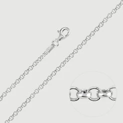 Sterling Silver 2.3mm Belcher Chain Necklace