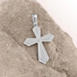 Sterling Silver Cross Byzantine Pendant 6 Sterling Silver Cross Byzantine Pendant -Fashion Accessories Store 925 sterling silver cross pendant silver pe crs5a s rock 2 up 2000