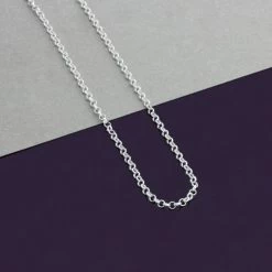 Sterling Silver 2mm Belcher Rolo Chain Necklace -Fashion Accessories Store d806afca 8e1c 4a49 b1d8 b1203e0cd66c