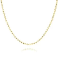 Fashion Accessories Store -Fashion Accessories Store gold plated bead ball chain 3mm