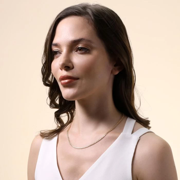 9ct Yellow Gold Plated Sterling Silver 3.1mm Diamond Cut Marina Chain 8 9ct Yellow Gold Plated Sterling Silver 3.1mm Diamond Cut Marina Chain - Image 8