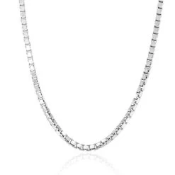 Sterling Silver 2.3mm Box Chain Necklace Diamond Cut 12 Sterling Silver 2.3mm Box Chain Necklace Diamond Cut -Fashion Accessories Store sterling sillver box chain 2 3mm 900pxhanging