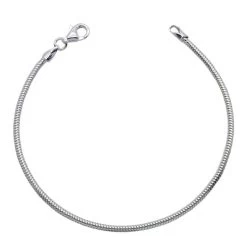 Sterling Silver 1.9mm Snake Link Bracelet