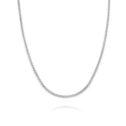 Fashion Accessories Store -Fashion Accessories Store sterling silver 2 5 mm round foxtail chain diamond cut hanging80
