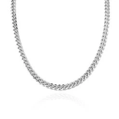 Sterling Silver 7mm Diamond Cut Cuban Chain Necklace 13 Sterling Silver 7mm Diamond Cut Cuban Chain Necklace -Fashion Accessories Store sterling silver 7mm cuban chain hanging2000px80pc