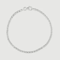 Sterling Silver 2.6mm Belcher Bracelet