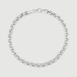 Sterling Silver 5mm Belcher Bracelet