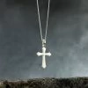 Sterling Silver Byzantine Cross Necklace