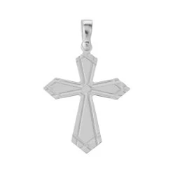 Sterling Silver Cross Byzantine Pendant