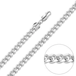 Sterling Silver 7mm Diamond Cut Cuban Chain Necklace 14 Sterling Silver 7mm Diamond Cut Cuban Chain Necklace -Fashion Accessories Store sterling silver cuban chain necklace 7mm thechainhut