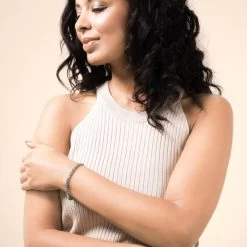 Sterling Silver 4mm Franco Bracelet -Fashion Accessories Store sterling silver franco bracelet female model far vw tchbr fro40 2000q6 1