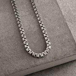 Fashion Accessories Store -Fashion Accessories Store sterling silver greek box chain 5 4mm 1 1200px80c