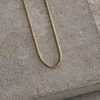 9ct Yellow Gold Plated 1.4mm Snake Chain Necklace