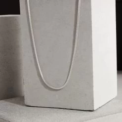 Sterling Silver 1.9mm Snake Chain Necklace 12 Sterling Silver 1.9mm Snake Chain Necklace -Fashion Accessories Store sterling silver real snake chain 1 9mm 2