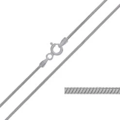 Children's Sterling Silver 1.2mm Snake Chain 16" Inch