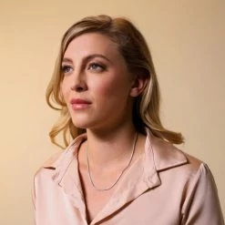 Sterling Silver 1.9mm Snake Chain Necklace 13 Sterling Silver 1.9mm Snake Chain Necklace -Fashion Accessories Store sterling silver snake chain necklace female model far view tchrsn19 2000q6