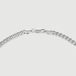 Sterling Silver 4.7mm Diamond Cut Square Curb Chain Necklace 16 Sterling Silver 4.7mm Diamond Cut Square Curb Chain Necklace -Fashion Accessories Store sterling silver square curb chain clasp grey tchcbsq47 2000q6